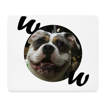 Bulldog - Mouse Pad (horizontal) - white - Front