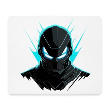 Wütender Roboter - Mousepad (Querformat) - Weiß - Vorne