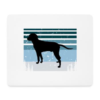 Anglo Français De Petite Venerie Dog Silhouette - Mousepad (Querformat) - Weiß - Vorne