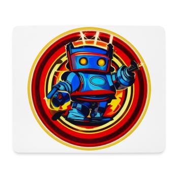 Evil Robot Series 006 - Mouse Pad (horizontal) - white - Front