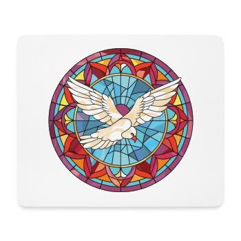 Dove Aquarelle colorée Animal Animal Illustration - Tapis de souris (format paysage) - blanc - Devant