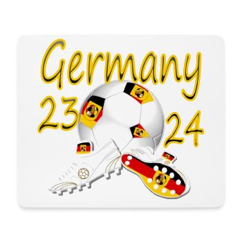 Germany football fans soccer design for 23 - 24 - Mouse Pad (horizontal) - white - Front