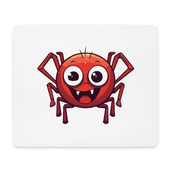 Spider Cartoon Kawaii Aquarelle Illustration - Tapis de souris (format paysage) - blanc - Devant