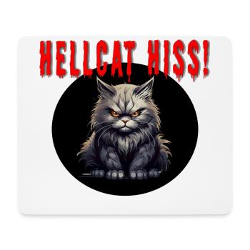 HELLCAT HISS 2 - Tapis de souris (format paysage) - blanc - Devant