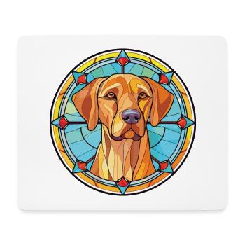 Rhodesian Ridgeback Hund Buntes Aquarell Haustier - Mousepad (Querformat) - Weiß - Vorne
