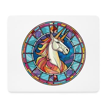 Unicorn Colorful Watercolor Animal Illustration - Mouse Pad (horizontal) - white - Front