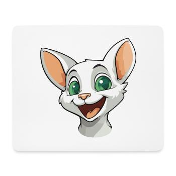 Donskoy Cat Cartoon Illustration à l’aquarelle - Tapis de souris (format paysage) - blanc - Devant