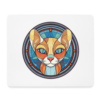 Javanesische Katze bunte Aquarell-Haustier-Illustration - Mousepad (Querformat) - Weiß - Vorne