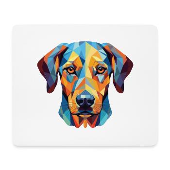Catahoula Leopard Hunderasse buntes Aquarell - Mousepad (Querformat) - Weiß - Vorne