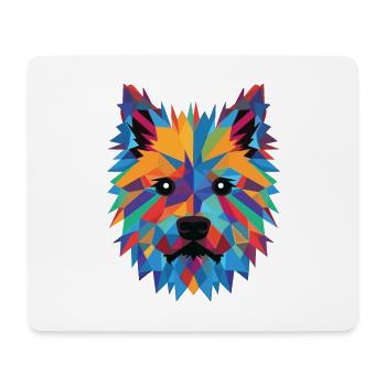 Cairn Terrier Hunderasse Aquarell Illustration - Mousepad (Querformat) - Weiß - Vorne