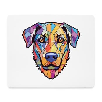 Deutsche Hunderasse Bunte Aquarell-Illustration - Mousepad (Querformat) - Weiß - Vorne