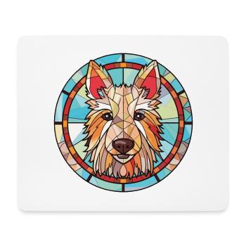 Berger Picard Hunderasse Aquarell Illustration - Mousepad (Querformat) - Weiß - Vorne