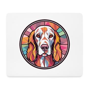 Garafian Shepherd Dog Breed Colorful Watercolor - Mouse Pad (horizontal) - white - Front