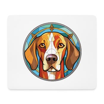 Gordon Setter Hunderasse Aquarell Illustration - Mousepad (Querformat) - Weiß - Vorne
