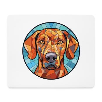 Rhodesian Ridgeback Dog Breed Colorful Watercolor - Mouse Pad (horizontal) - white - Front
