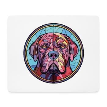 Neapolitan Mastiff Dog Breed Colorful Watercolor - Mouse Pad (horizontal) - white - Front
