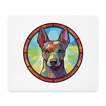 Xoloitzcuintli Hunderasse Aquarell Illustration - Mousepad (Querformat) - Weiß - Vorne