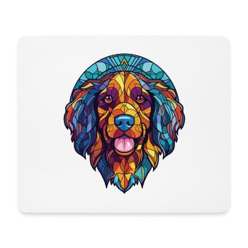 Chippiparai Dog Breed Watercolor Illustration - Mouse Pad (horizontal) - white - Front