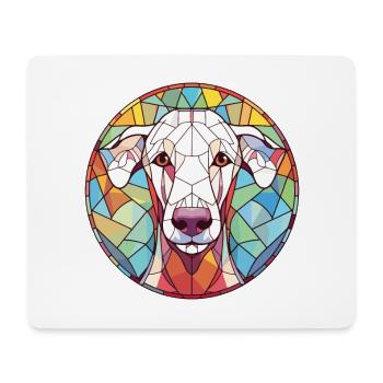 Bedlington Terrier Dog Breed Colorful Watercolor - Mouse Pad (horizontal) - white - Front