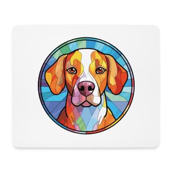 Drever Dog Breed Bunte Aquarell-Illustration - Mousepad (Querformat) - Weiß - Vorne