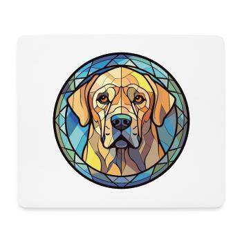 Kangal chien race coloré aquarelle illustration - Tapis de souris (format paysage) - blanc - Devant