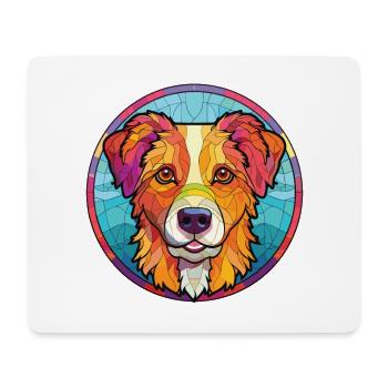Kyi Leo Hunderasse Bunte Aquarell-Illustration - Mousepad (Querformat) - Weiß - Vorne