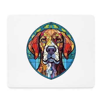 Rajapalayam Dog Breed Watercolor Illustration - Mouse Pad (horizontal) - white - Front