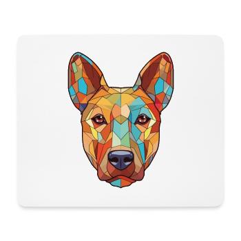 Illustration à l’aquarelle de race de chien Thai Ridgeback - Tapis de souris (format paysage) - blanc - Devant