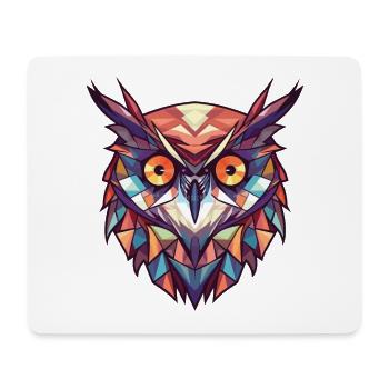 Langohreule Buntes Aquarell Tier Cartoon - Mousepad (Querformat) - Weiß - Vorne