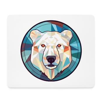 Eisbär Buntes Aquarell Tier Illustration - Mousepad (Querformat) - Weiß - Vorne