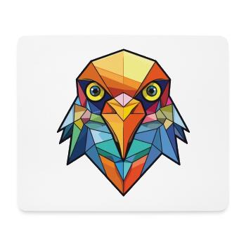 Kuckuck buntes Aquarell Tier Haustier Illustration - Mousepad (Querformat) - Weiß - Vorne