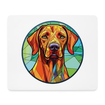 Rhodesian Ridgeback Dog Colorful Watercolor Pet - Mouse Pad (horizontal) - white - Front