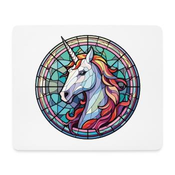 Unicorn Colorful Watercolor Animal Illustration - Mouse Pad (horizontal) - white - Front