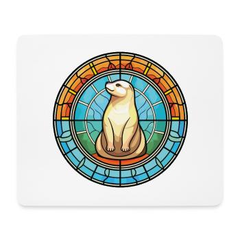 Seal Colorful Watercolor Animal Pet Illustration - Mouse Pad (horizontal) - white - Front