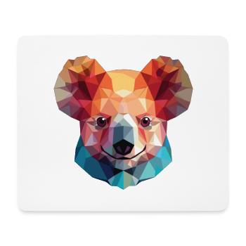 Koala buntes Aquarell Tier Haustier Illustration - Mousepad (Querformat) - Weiß - Vorne