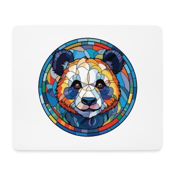 Panda Buntes Aquarell Tier Haustier Illustration - Mousepad (Querformat) - Weiß - Vorne