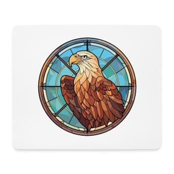 Adler buntes Aquarell Tier Haustier Illustration - Mousepad (Querformat) - Weiß - Vorne