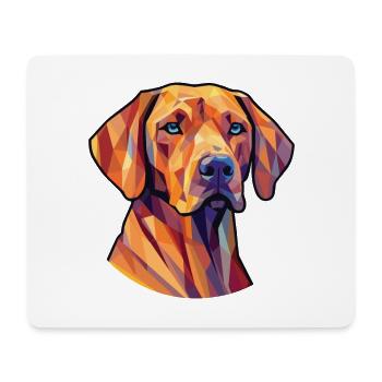 Rhodesian Ridgeback Hund Buntes Aquarell Haustier - Mousepad (Querformat) - Weiß - Vorne