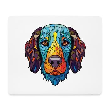 Armenian Gampr Dog Breed Watercolor Illustration - Mouse Pad (horizontal) - white - Front
