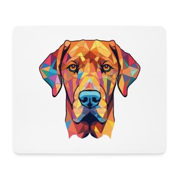 Rhodesian Ridgeback Dog Breed Colorful Watercolor - Mouse Pad (horizontal) - white - Front