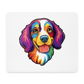 Appenzeller Sennenhund Race De Chien Cartoon Kawaii Il - Tapis de souris (format paysage) - blanc - Devant