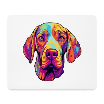Burgos Pointer Chien Race Cartoon Kawaii Illustrati - Tapis de souris (format paysage) - blanc - Devant