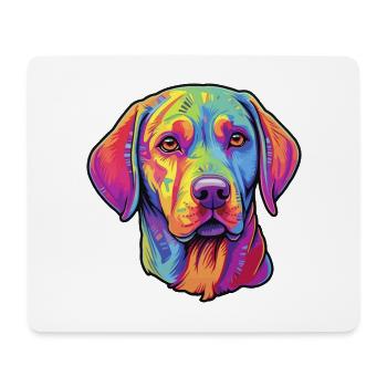 Labrador Hunderasse Cartoon Kawaii Illustration - Mousepad (Querformat) - Weiß - Vorne