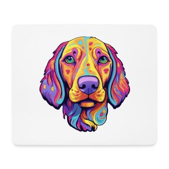 Jamthund Dog Breed Cartoon Kawaii Illustration - Mouse Pad (horizontal) - white - Front