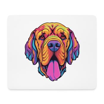 Mastiff brésilien race de chien Cartoon Kawaii Illustr - Tapis de souris (format paysage) - blanc - Devant