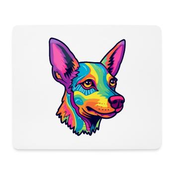 Braque Francais Dog Breed Cartoon Kawaii Illustrat - Mouse Pad (horizontal) - white - Front