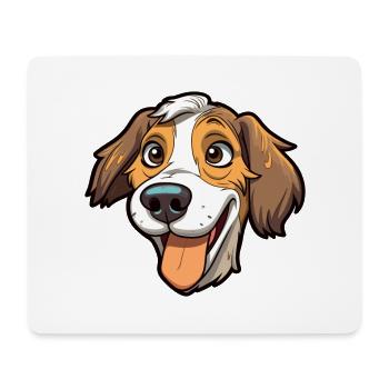 Perdiguero Navarro Hunderasse Karikatur Kawaii Illust - Mousepad (Querformat) - Weiß - Vorne