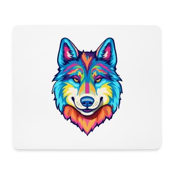 Husky sibérien chien race Cartoon Kawaii Illustrati - Tapis de souris (format paysage) - blanc - Devant