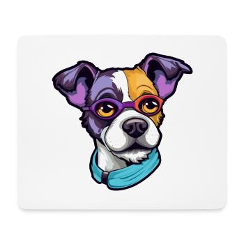 Teddy Roosevelt Terrier Hunderasse Cartoon Kawaii I - Mousepad (Querformat) - Weiß - Vorne
