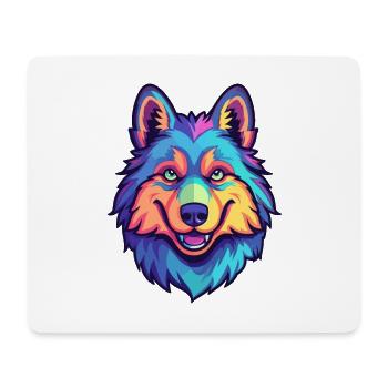 West Siberian Laika Dog Breed Cartoon Kawaii Illus - Mouse Pad (horizontal) - white - Front